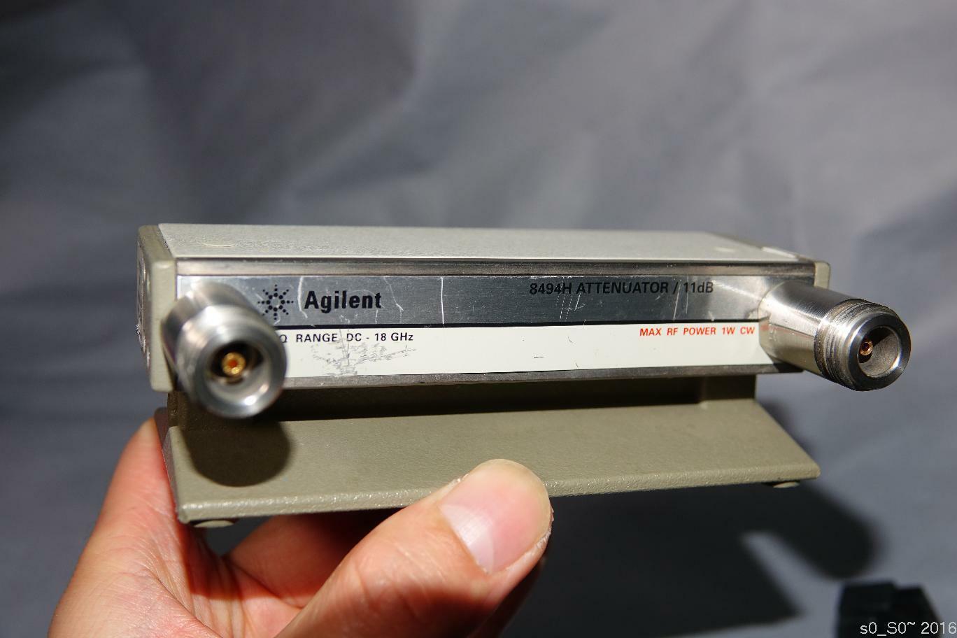 Keysight Agilent 8494h N Plug Programmable Attenuator Dc 18ghz 0 11db 1db Steps